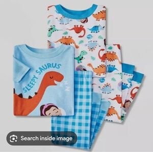 Ms Rachel Dinosaurs 4 Piece Pajama Set Size 12 Months